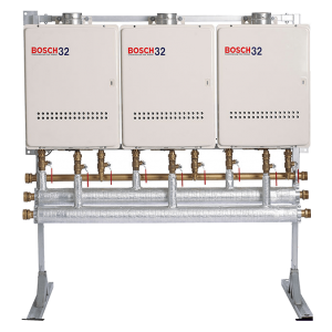 Wall Mounted Bosch Manifold Kit 2 x 32L LPG